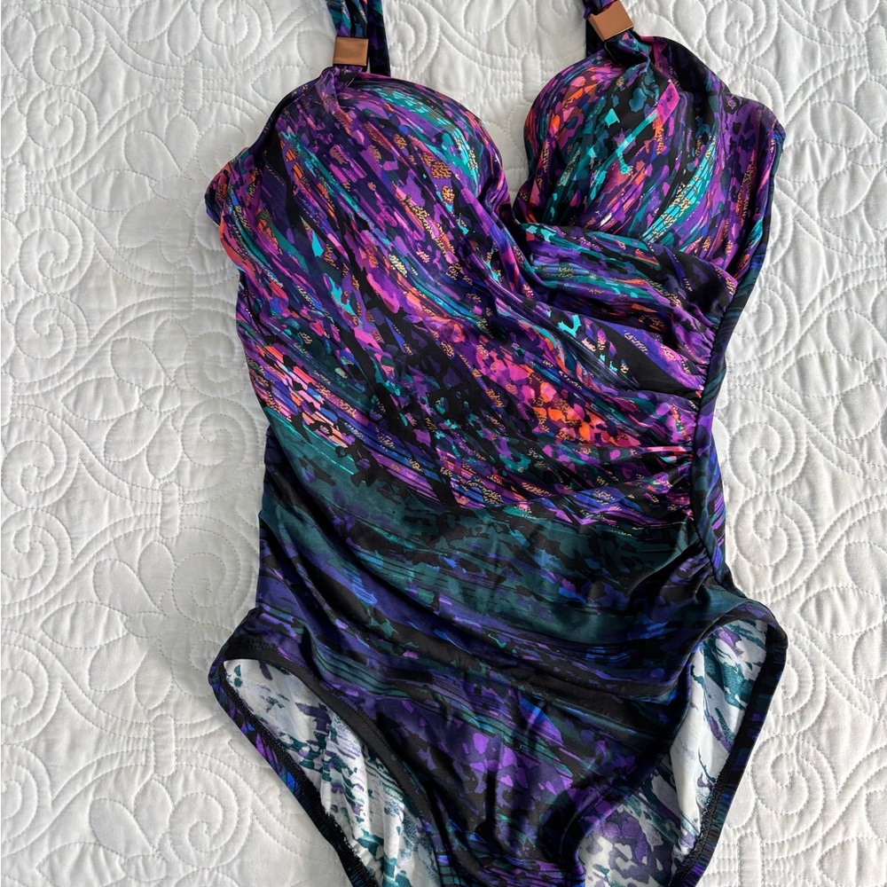 Vibrant Multicolor Swimsuit Worn One Time Size S
